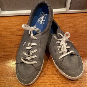 Keds Gray Lace Up Shoes Size 9.5